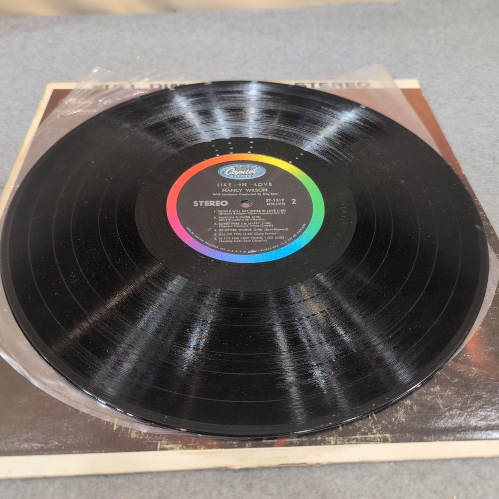 Nancy Wilson Like in Love Vinyl LP Capitol ST-1319 Billy May Orchestra 1960 - Picture 5 of 6